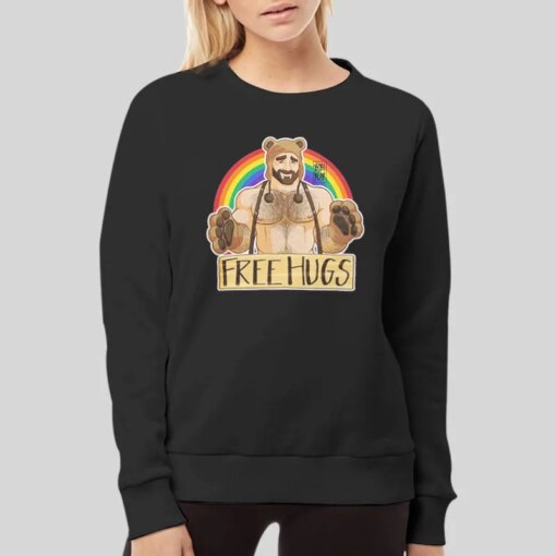 Free Hugs Funny Gay Bear Shirts