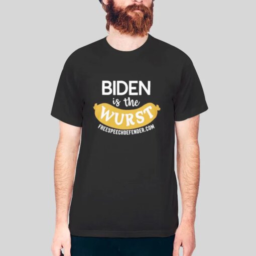 Free Speech Biden Is The Wurst Ccg Bryson Shirt