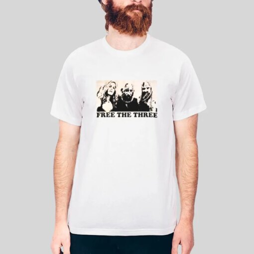 Free The Three 3 From Hell Zombie Disco Sucks Shirt