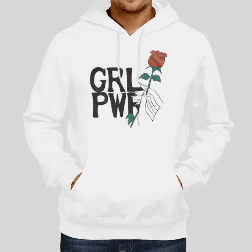 Frida Kahlo Beyaz Grl Pwr Shirt