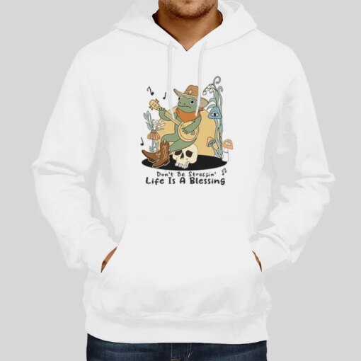 Frog Mushroom Don’t Be Stressing Shirt