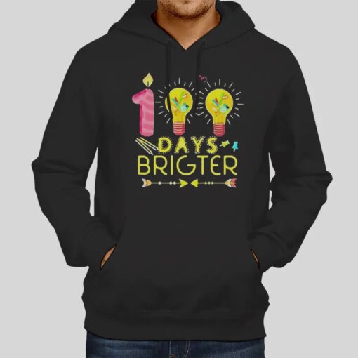 Funny 100 Days Brighter Shirt