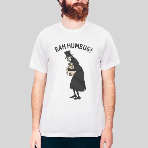 Funny A Christmas Carol Bah Humbug T Shirt