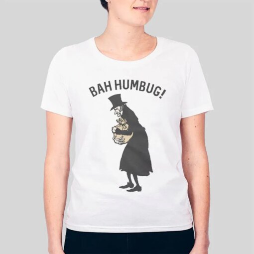 Funny A Christmas Carol Bah Humbug T Shirt