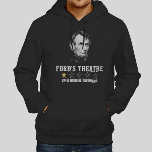 Funny Abraham Lincoln Ford’s Theatre Review T Shirt