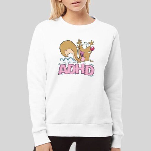 Funny Adhd Squirrel Shirt