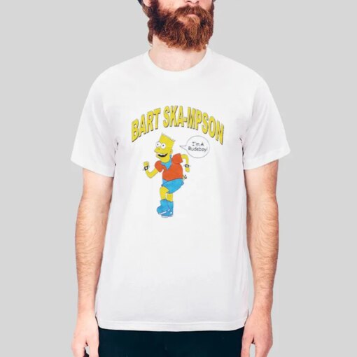 Funny Bart Ska Mpson T Shirt