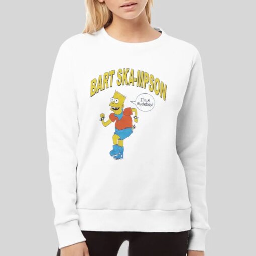 Funny Bart Ska Mpson T Shirt