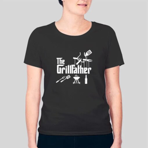 Funny Bbq The Grillfather Shirt