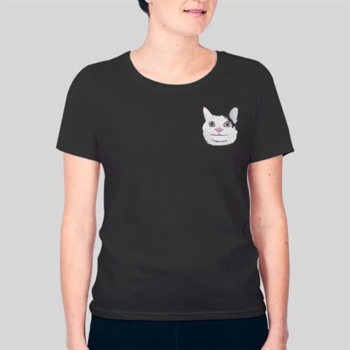 Funny Beluga Merch Cats Face Shirt