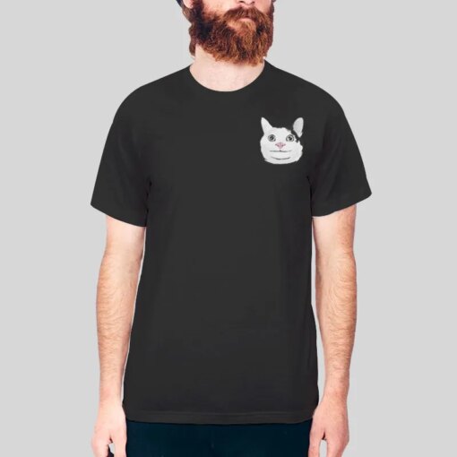 Funny Beluga Merch Cats Face Shirt