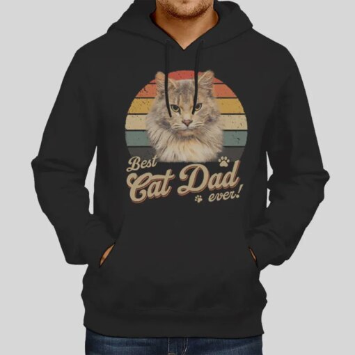 Funny Best Cat Dad Ever T Shirt