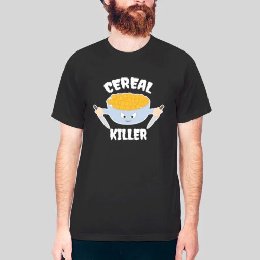 Funny Breakfast Cereal Killer Shirt