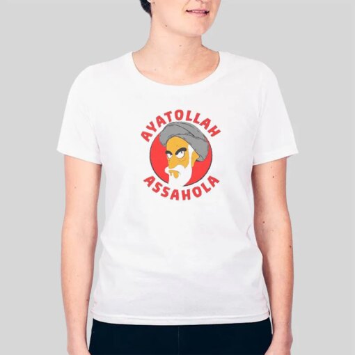 Funny Cartoon Ayatollah Assahola T Shirt