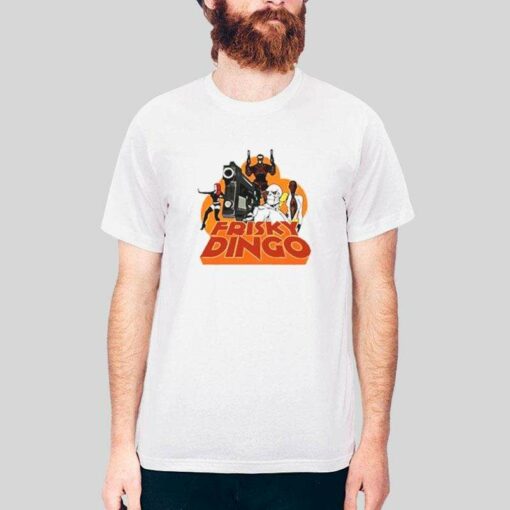 Funny Cartoon Frisky Dingo T Shirt