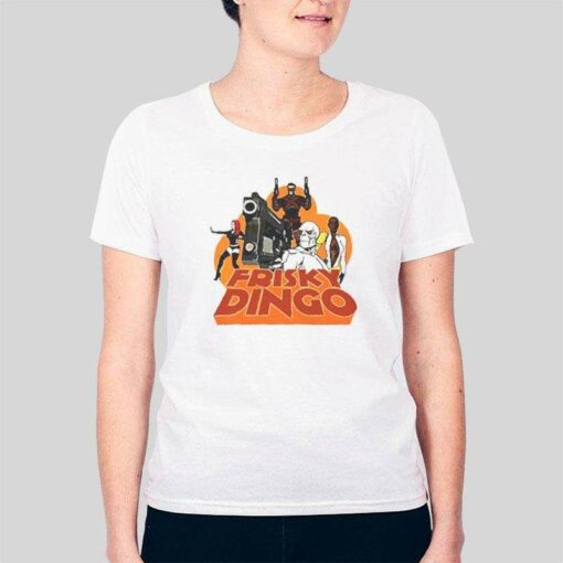 Funny Cartoon Frisky Dingo T Shirt