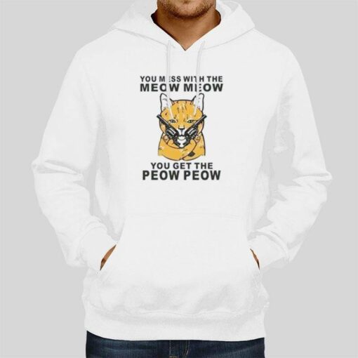 Funny Cat Don’t Mess With Meow T Shirt