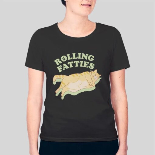 Funny Cat Lover Rolling Fatties Shirt