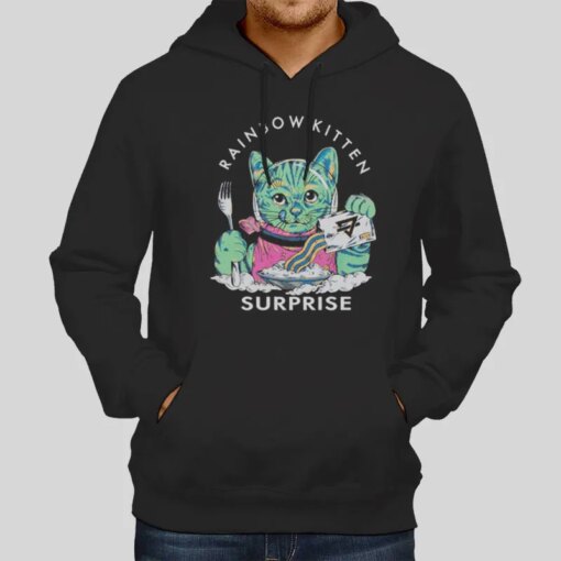 Funny Cat Rainbow Kitten Surprise Merch Shirt