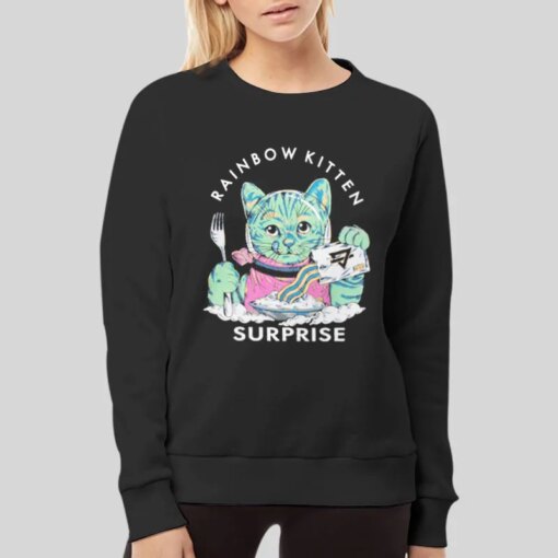 Funny Cat Rainbow Kitten Surprise Merch Shirt