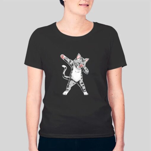 Funny Cats Cat Dab Meme Shirt