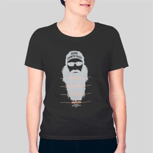 Funny Chart Beard Growth Shirt