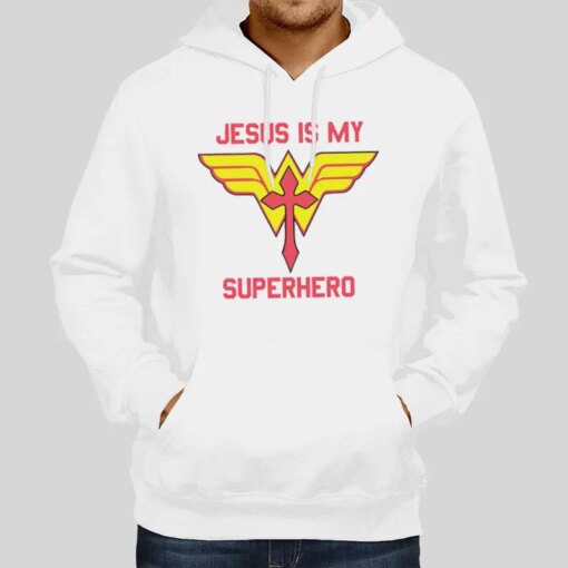 Funny Christian Jesus Is My Superhero Shirt