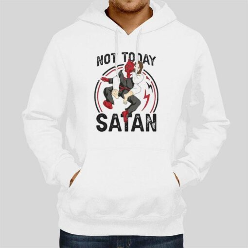 Funny Christian Jiu Jitsu Jesus Not Today Satan T Shirt