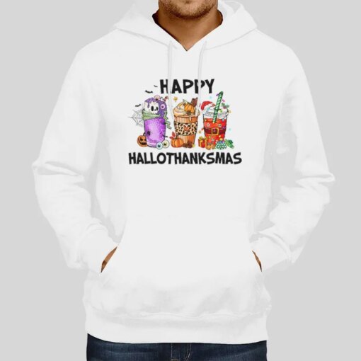 Funny Christmas Happy Hallothanksmas T Shirt