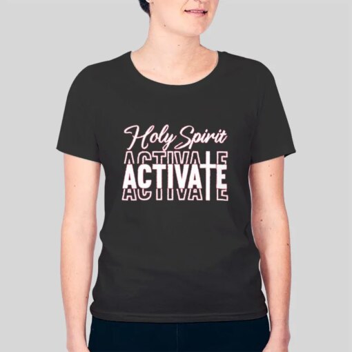 Funny Christmas Holy Spirit Activate Shirt