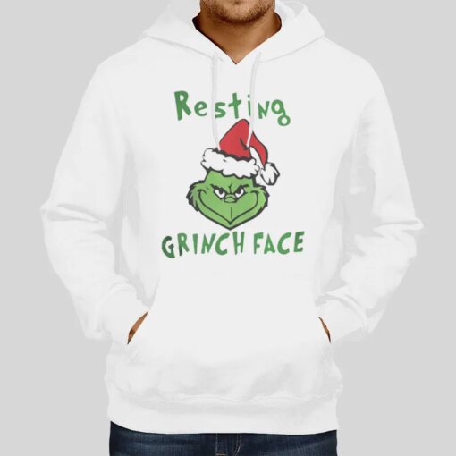 Funny Christmas Resting Grinch Face Shirt