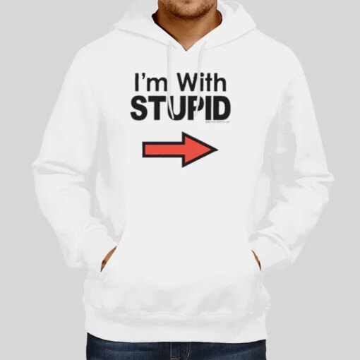 Funny Classic Im With Stupid Shirt