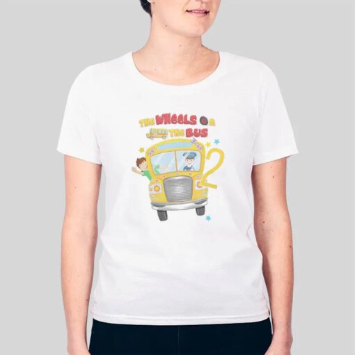 Funny Cocomelon Wheels On The Bus Birthday Shirt