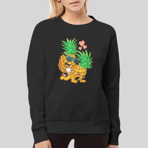 Funny Cute Upside Down Pineapple Shirt