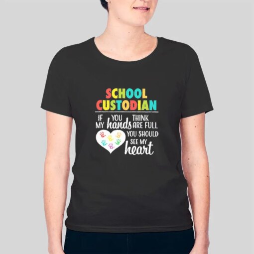 Funny School Custodian T Shirts