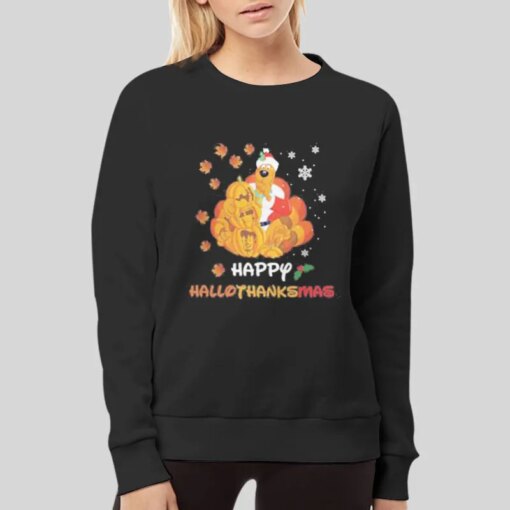 Funny Scooby Doo Happy Hallothanksmas Shirt