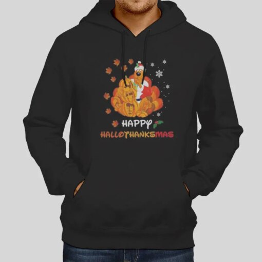 Funny Scooby Doo Happy Hallothanksmas Shirt