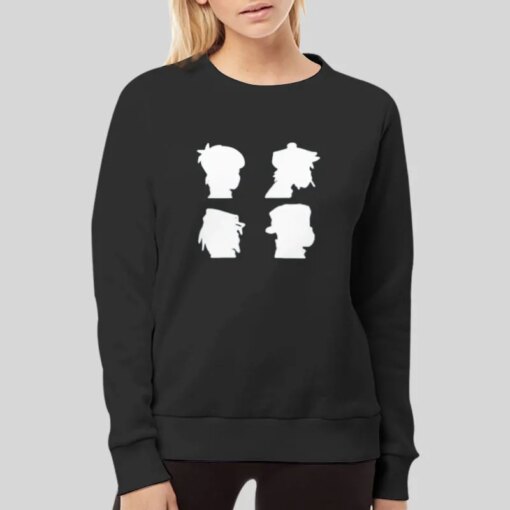 Funny Shadow Gorillaz T Shirt