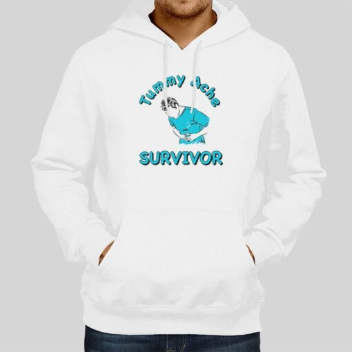 Funny Shitheadsteve Tummy Ache Survivor Shirt