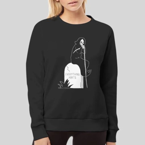 Funny Skeleton Everything Hurts Shirt