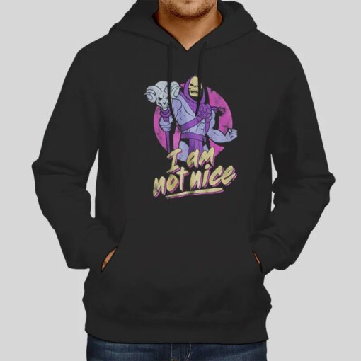 Funny Skeletor I Am Not Nice Shirt