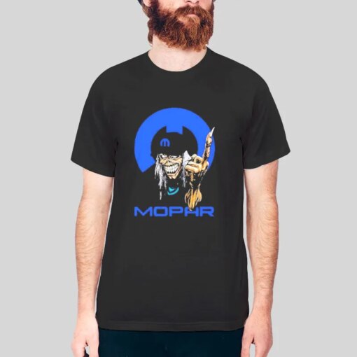 Funny Skull Mopar Logo T Shirt