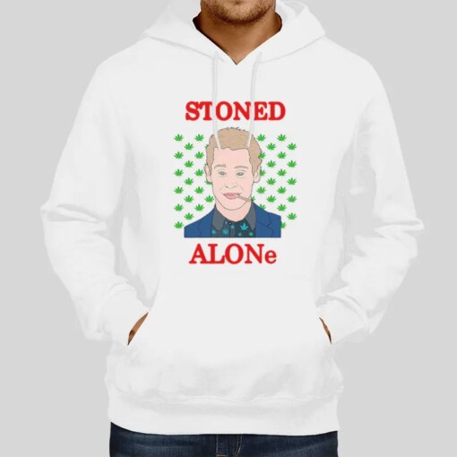 Funny Smokers Stoned Alone Sweatshirt