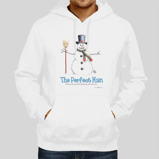 Funny Snowman The Perfect Man Christmas T Shirts