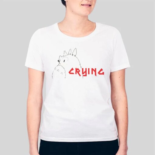 Funny Sonic Totoro Crying Shirt