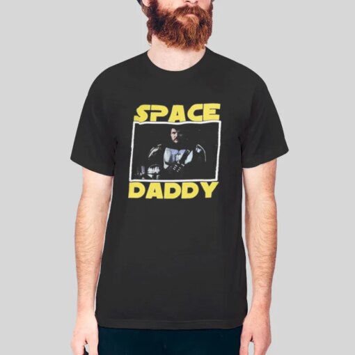 Funny Space Daddy Pedro Pascal Zaddy T Shirt