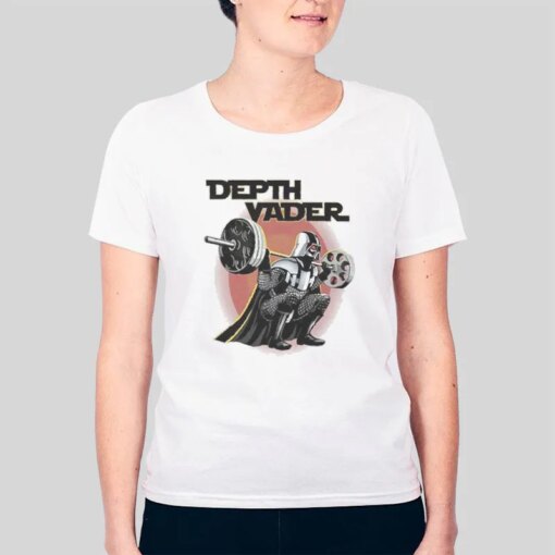 Funny Star Wars Weightlifting Depth Vader Shirt