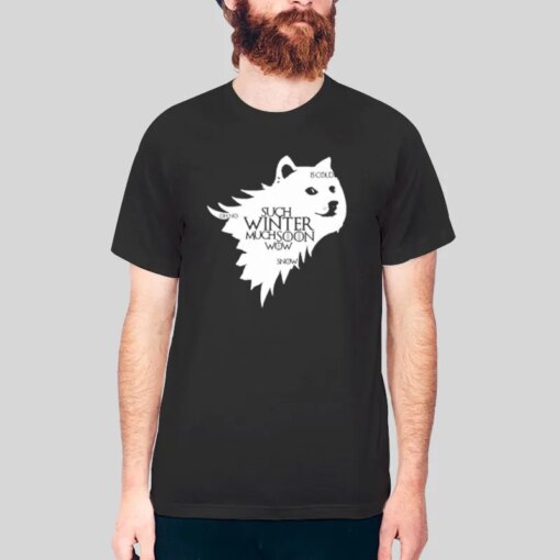 Funny Such Winter Game Of Thrones Doge Shirt