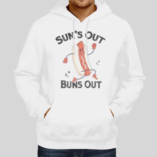 Funny Sun’s out Hot Dog Grilling T Shirt