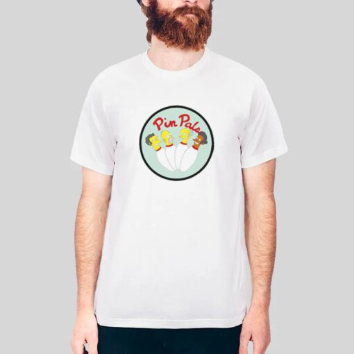 Funny The Simpsons Movie Pin Pal Bowling Shirt